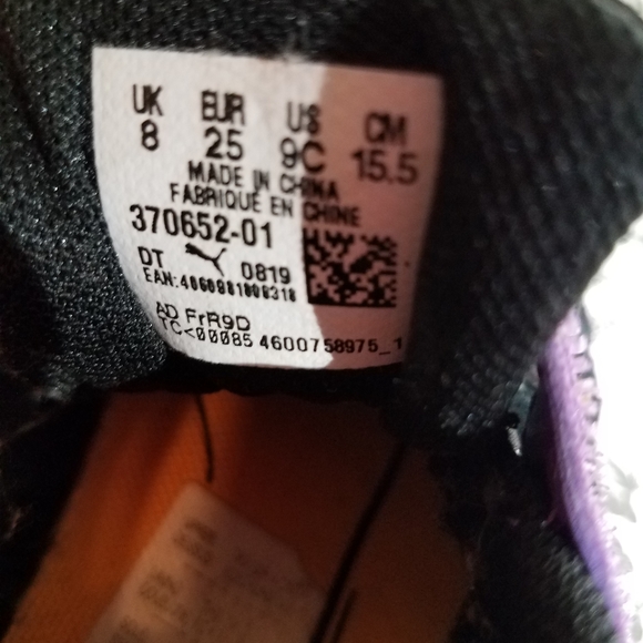 Puma toddler shoe  b185 - Picture 8 of 8